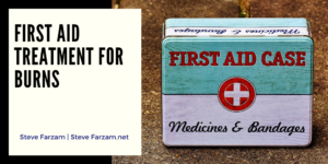 Steve Farzam First aid treatment for burns